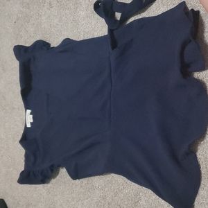 Size large blue blouse